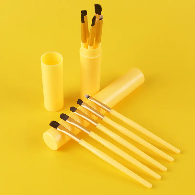 Pink Eye Makeup Brush Set of 5 - H1037_PU