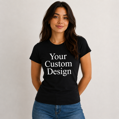Custom and plain T-Shirt for women and girls