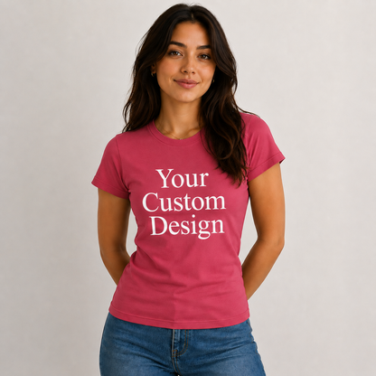 Custom and plain T-Shirt for women and girls