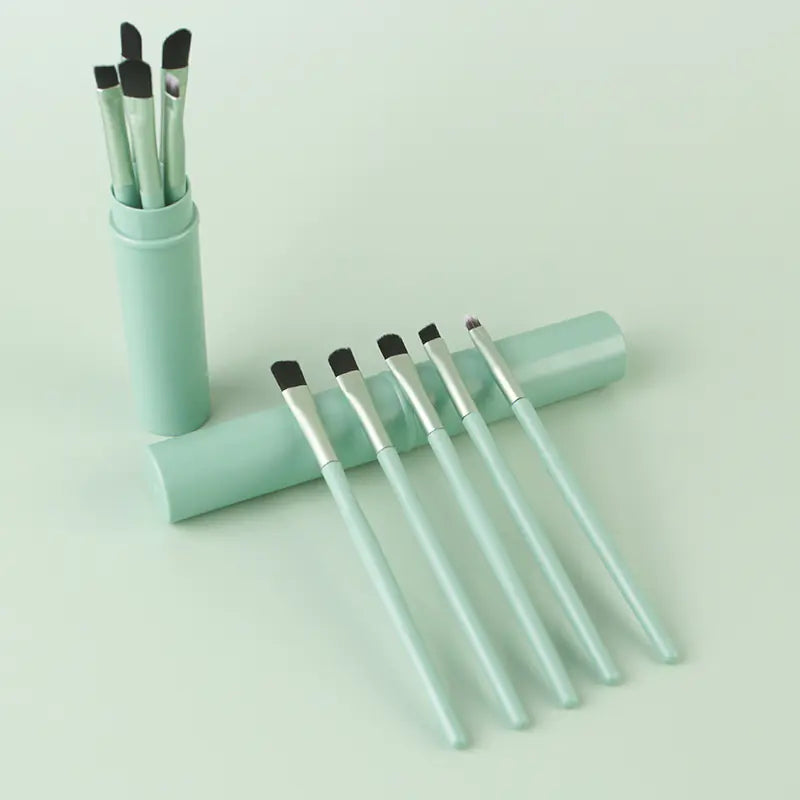 Pink Eye Makeup Brush Set of 5 - H1037_PU