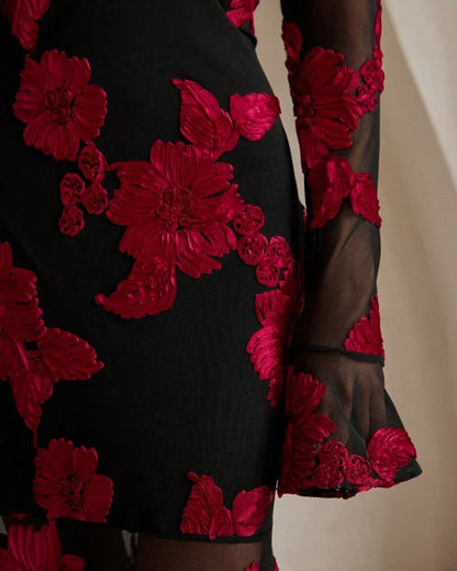 Elegant Dress Dress for Women 2026 Spring Collection Waist V-neck Jacquard Embroidered Dress